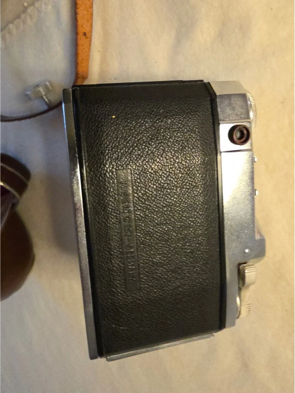 Vintage Wittnauer 35mm Rangefinder Camera Chronar 50mm f/2.8 Lens  Leather Case